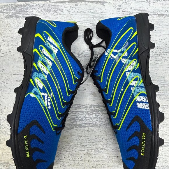 Inov-8 X-Talon 190 (Unisex): Conquer Trails with Blue/Black/Neon Yellow - Picture 7 of 9
